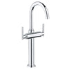 [2104600A] Single Hole 2-Handle Deck Mount Vessel Sink Faucet 1.2 GPM - GROHE StarLight Chrome