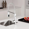 [31401000] Eurocube Single-Handle Semi-Pro Dual Spray Kitchen Faucet 1.75 GPM (6.6 L/min) - GROHE StarLight Chrome
