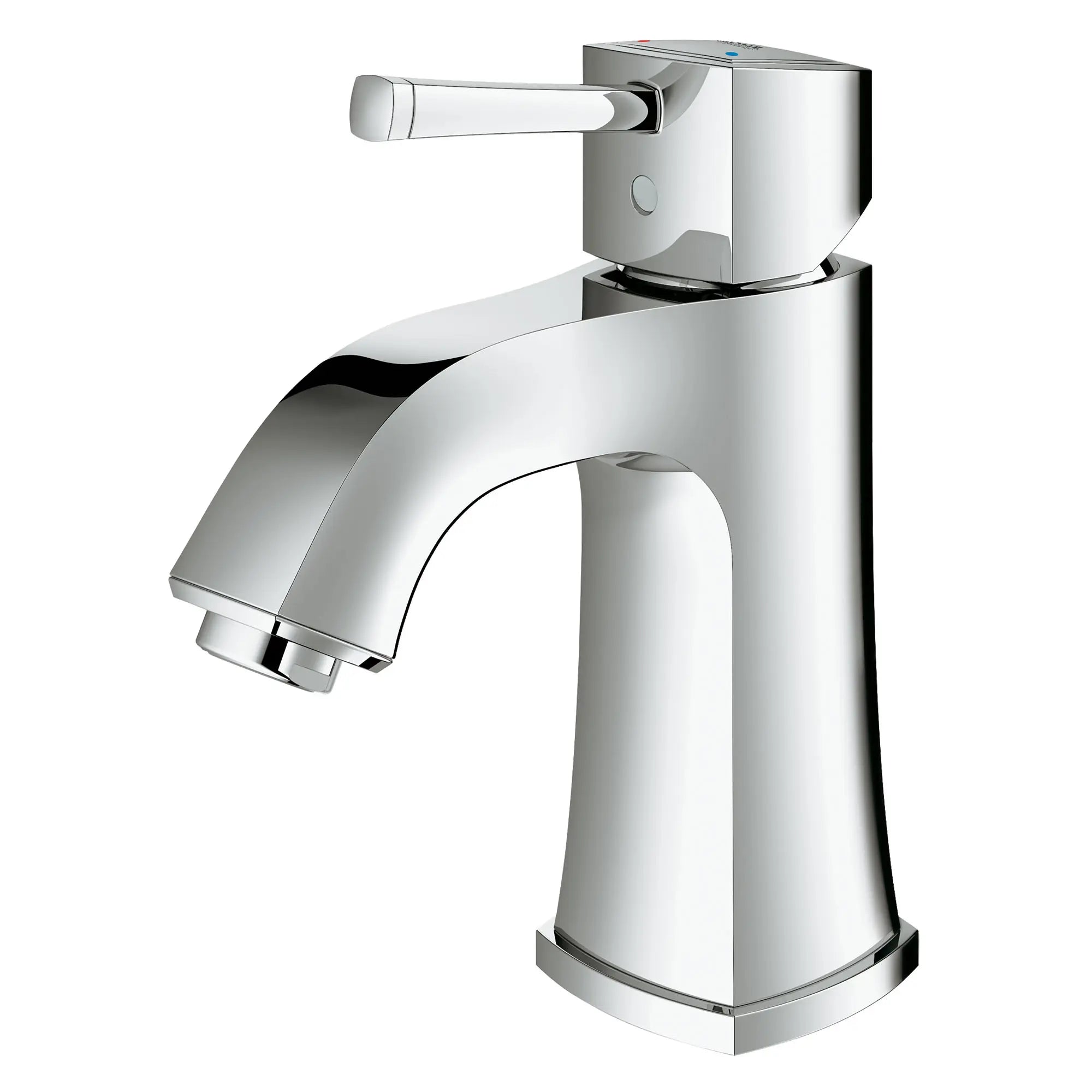 Single Hole Single-Handle M-Size Bathroom Faucet 1.2 GPM Less Drain // GROHE STARLIGHT CHROME // 164357_23312000_1_0_CDNwebp.webp