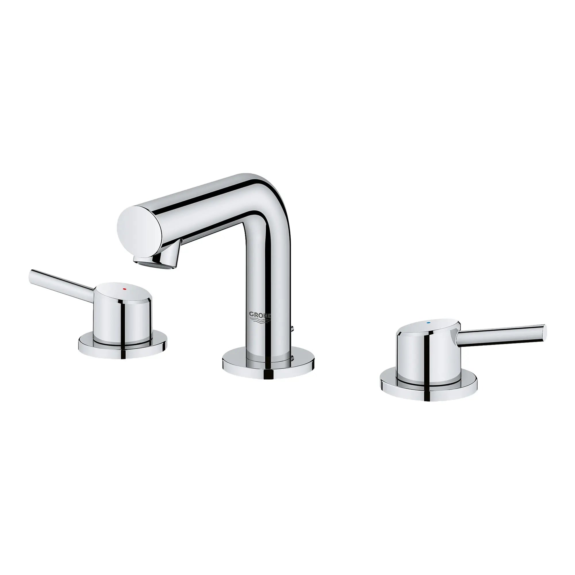 8-inch Widespread 2-Handle S-Size Bathroom Faucet, 1.2 GPM (4.5 L/min) // GROHE STARLIGHT CHROME // 164391_20572001_1_0_CDNwebp.webp