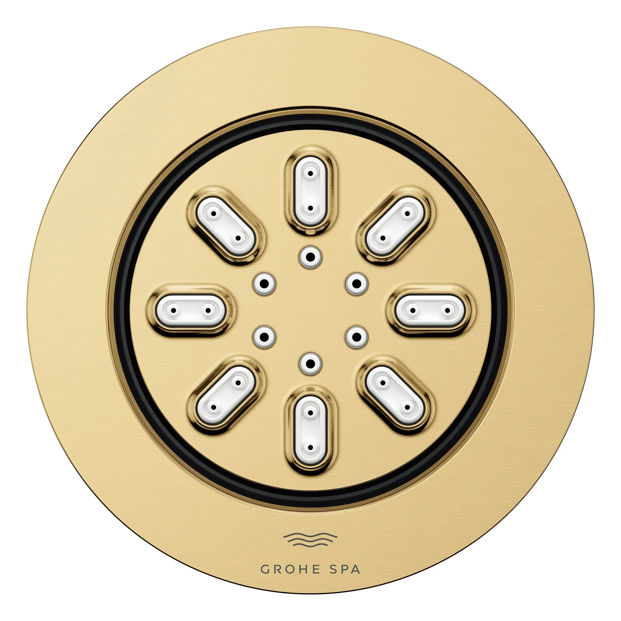 Rainshower Body Spray, Round - 2 Sprays, 0.9 GPM (3.4 L/min) // BRUSHED COOL SUNRISE // 164419_Aqua_SiloFront_26844GN0_0001_Feb2023_0_CDNwebp.webp