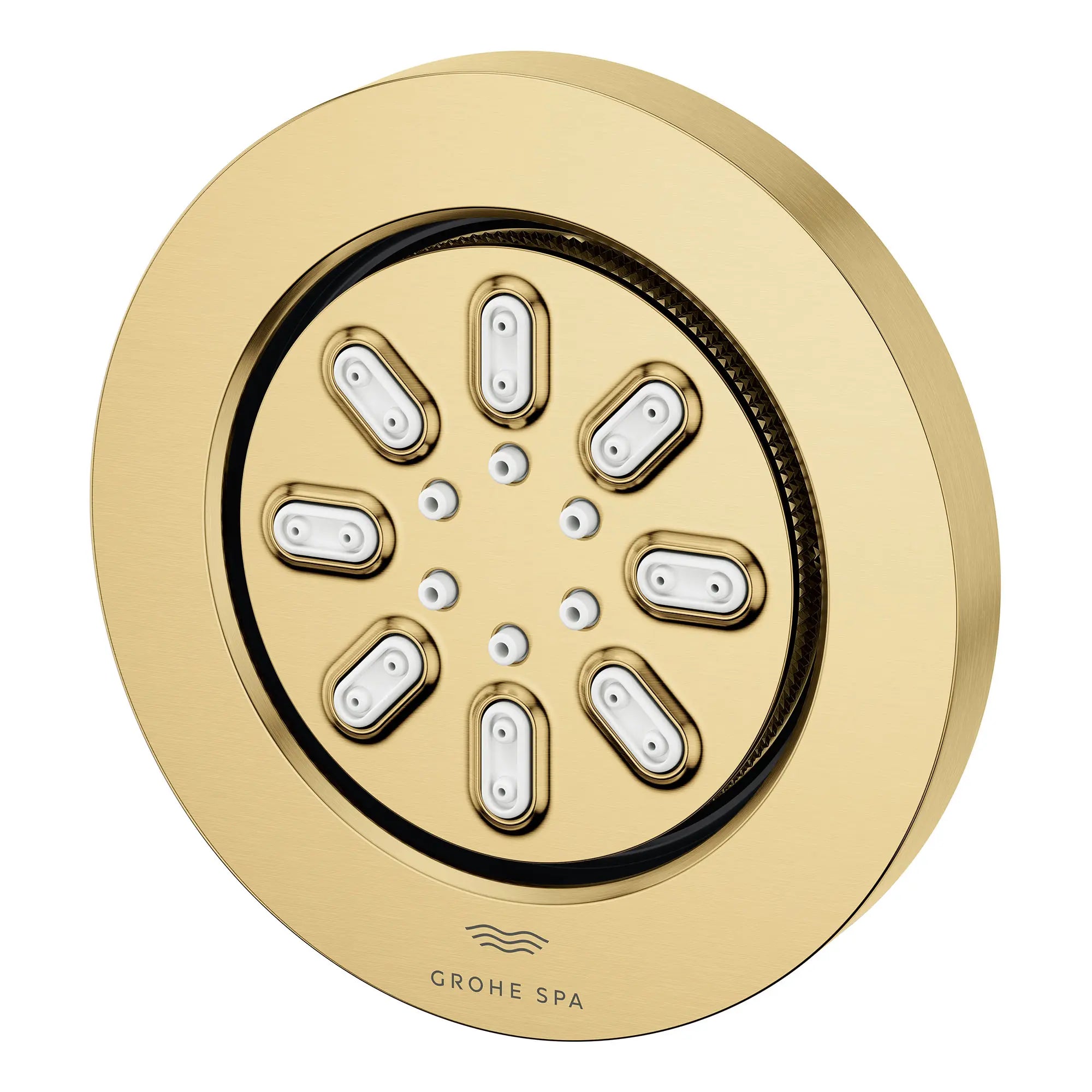 Rainshower Body Spray, Round - 2 Sprays, 0.9 GPM (3.4 L/min) // BRUSHED COOL SUNRISE // 164427_Aqua_SiloLeft_26844GN0_0001_Feb2023_0_CDNwebp.webp