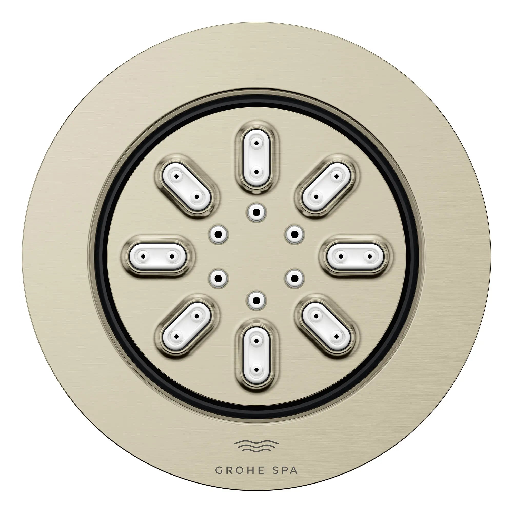 Rainshower Body Spray, Round - 2 Sprays, 0.9 GPM (3.4 L/min) // BRUSHED NICKEL INFINITYFINISH // 164429_Aqua_SiloFront_26844EN0_0001_Feb2023_0_CDNwebp.webp