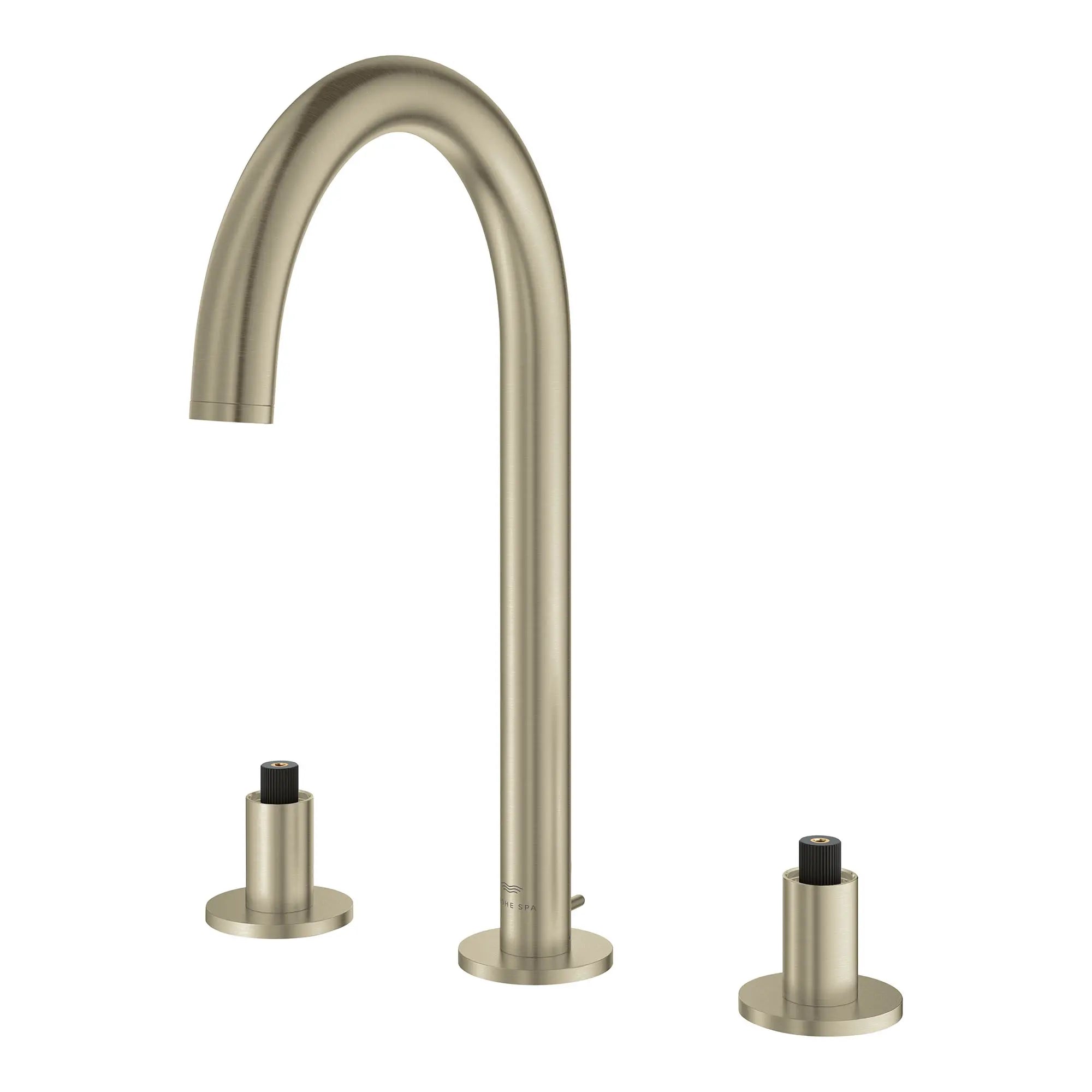 Atrio 8-inch Widespread 2-Handle M-Size Bathroom Faucet without Handles, 1.2 GPM (4.5 L/min) // BRUSHED NICKEL INFINITYFINISH // 164442_Atrio_SiloLeft_Atrio_SiloLeft_20659EN0_001_Feb2023_0_CDNwebp.webp