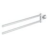 [40888000] Atrio 18-1/2" Double Towel Rail - GROHE StarLight Chrome