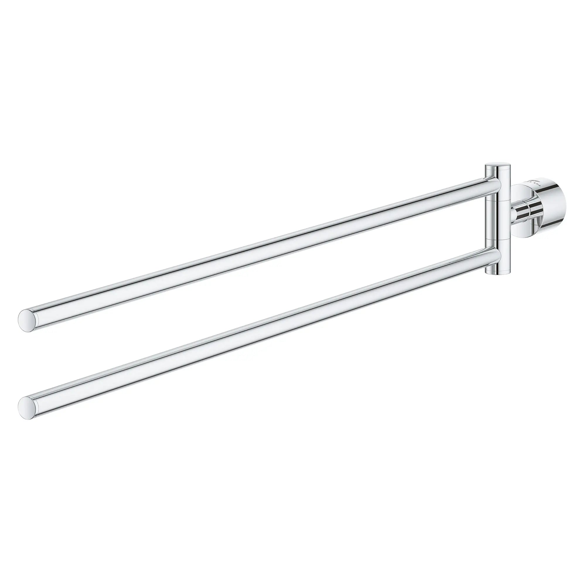 Atrio 18-1/2" Double Towel Rail // GROHE STARLIGHT CHROME // 164443_Atrio_SiloLeft_40888000_0001_Feb2023_0_CDNwebp.webp