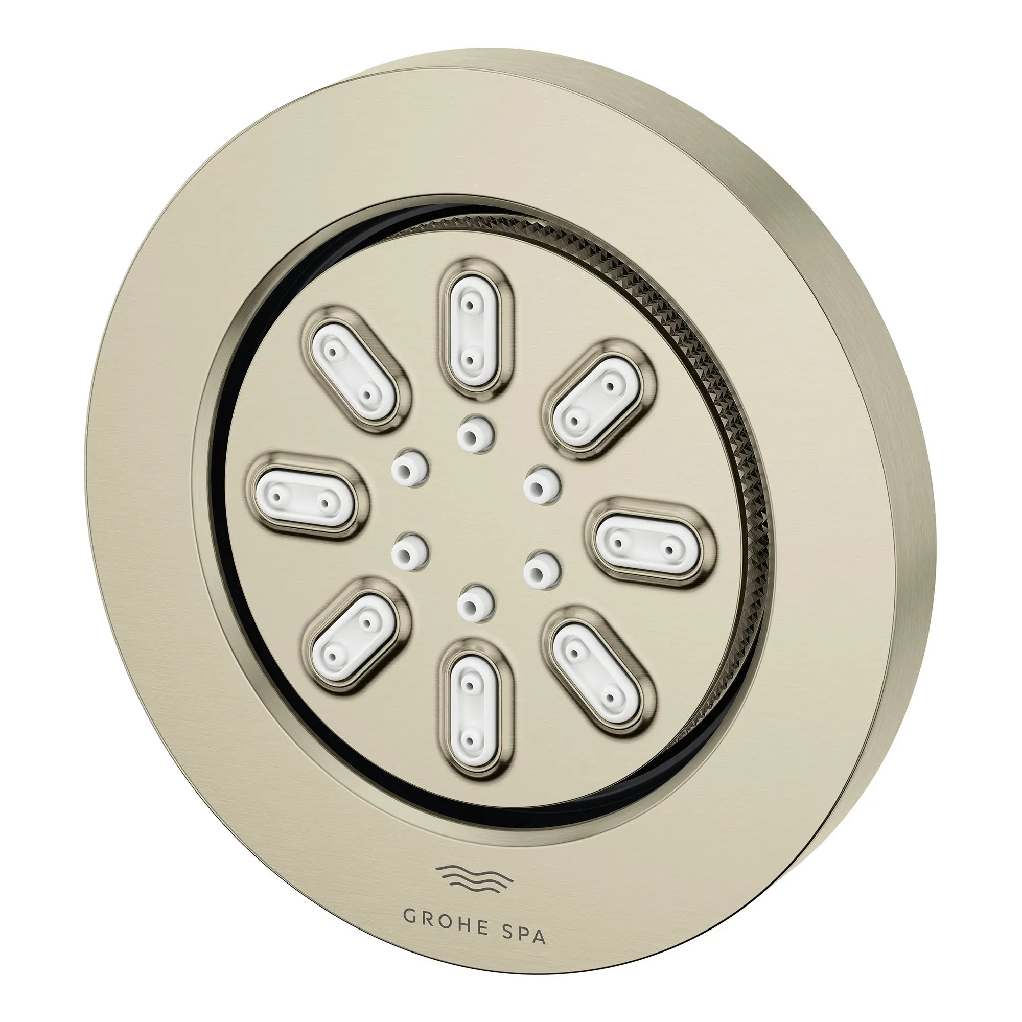 Rainshower Body Spray, Round - 2 Sprays, 0.9 GPM (3.4 L/min) // BRUSHED NICKEL INFINITYFINISH // 164444_Aqua_SiloLeft_26844EN0_0001_Feb2023_0_CDNwebp.webp