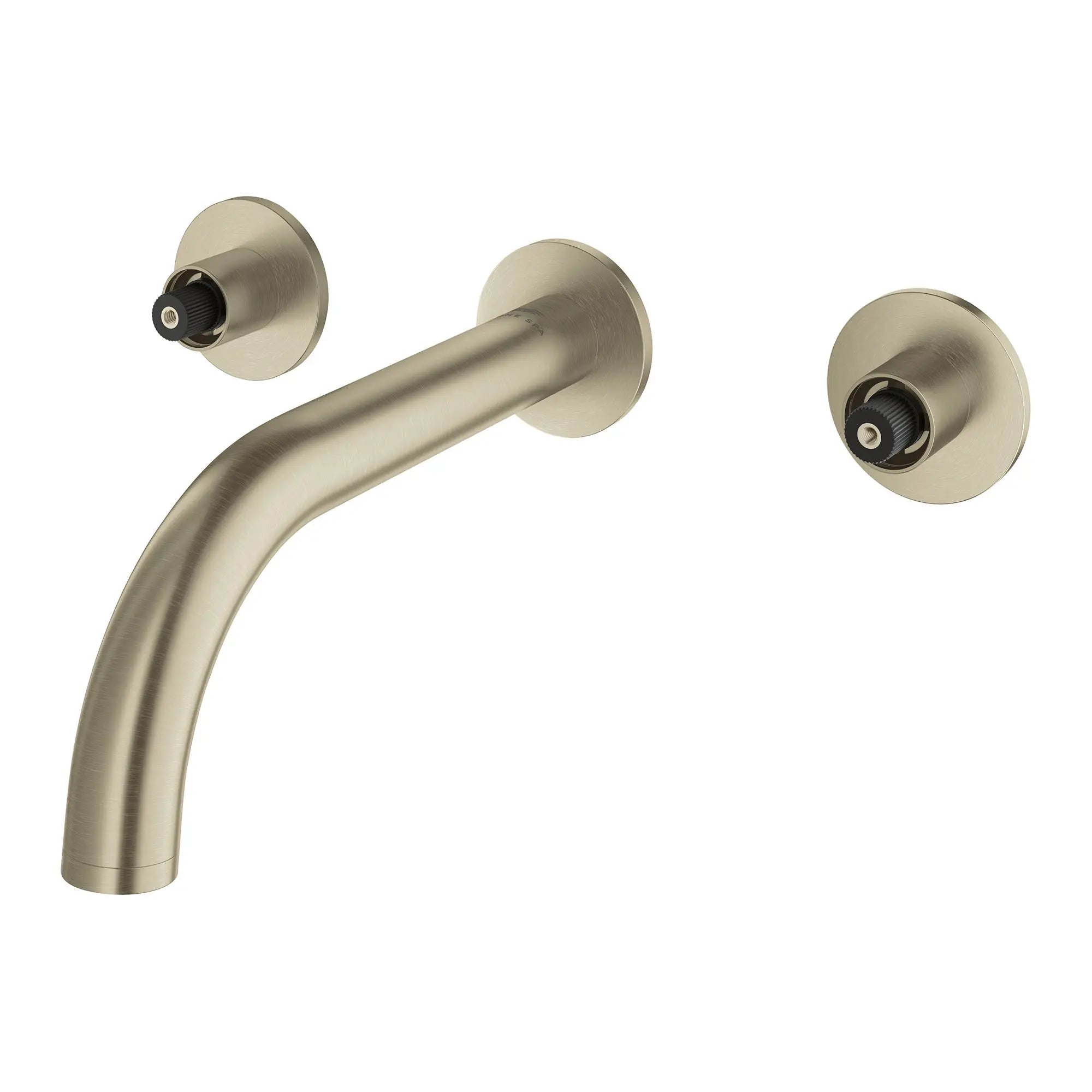 Atrio 2-Handle Wall Mount Faucet without Handles, 1.2 GPM (4.5L.min) // BRUSHED NICKEL INFINITYFINISH // 164457_Atrio_SiloLeft_20663EN0_0001_Feb2023_0_CDNwebp.webp