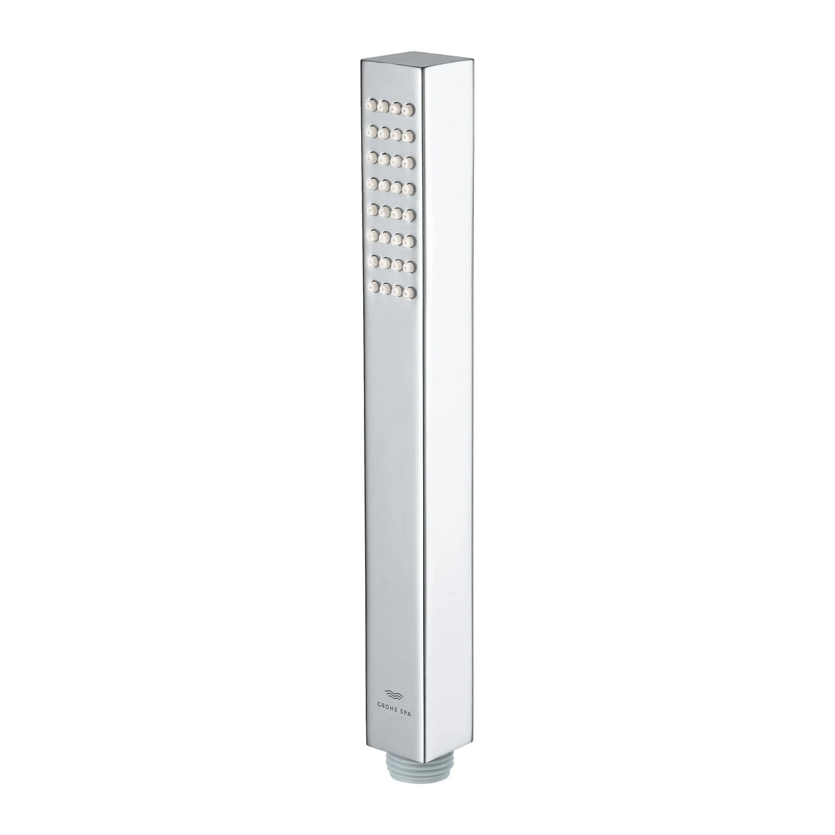 Euphoria Cube+ Stick Hand Shower - 1 Spray, 1.75 GPM (6.6 L/min) // GROHE STARLIGHT CHROME // 164465_Euphoria_SiloLeft_26867000_0001_Feb2023_0_CDNwebp_88d3cb74-b35a-4698-8e0f-edb22f140913.webp
