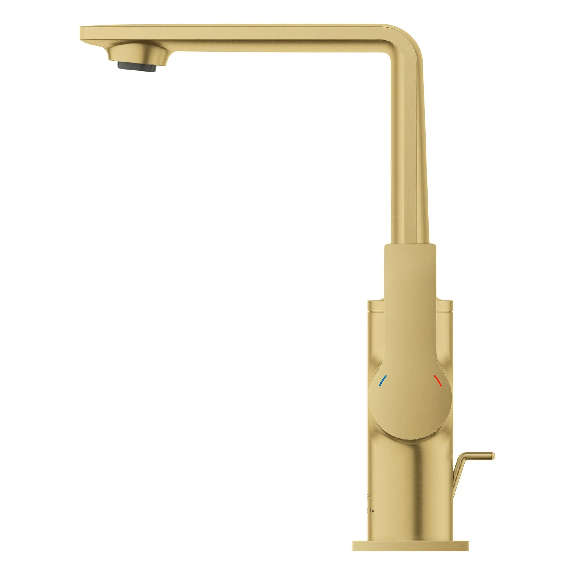 Allure Single-Hole Single-Handle L-Size Bathroom Faucet, 1.2 GPM (4.5 L/min) // BRUSHED COOL SUNRISE // 164475_Allure_SiloSide_23858GN1_0002_Feb2023_0_CDNwebp.webp