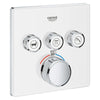 [29165LS0] Triple Function Thermostatic Valve Trim - Moon White