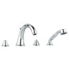 [25506000] Roman Tub Filler With 2.5 GPM Personal Hand Shower - GROHE StarLight Chrome