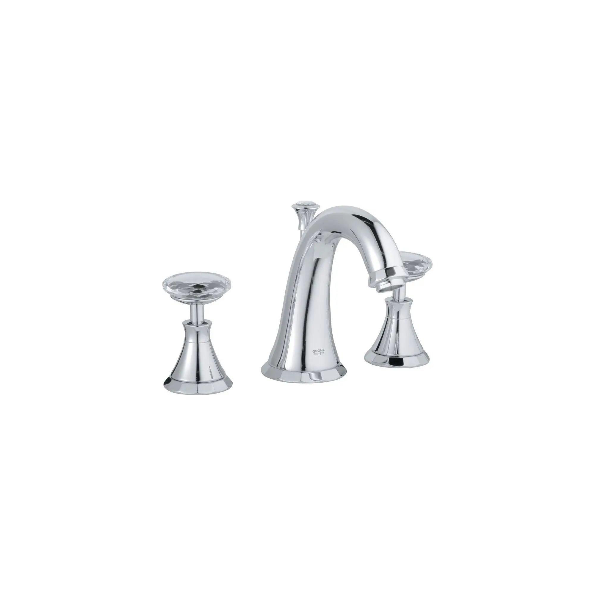 8 in. Widespread 2-Handle Bathrrom Faucet - 1.5 GPM // GROHE STARLIGHT CHROME // 164632_20124000-Kensington-8-in-Widespread-2-Handle-Bathrrom-Faucet-15-GPM-in-Chrome-Silo-3_0_CDNwebp.webp