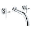 [20173003] 2-Handle Wall-Mount Faucet 1.2 GPM - GROHE StarLight Chrome