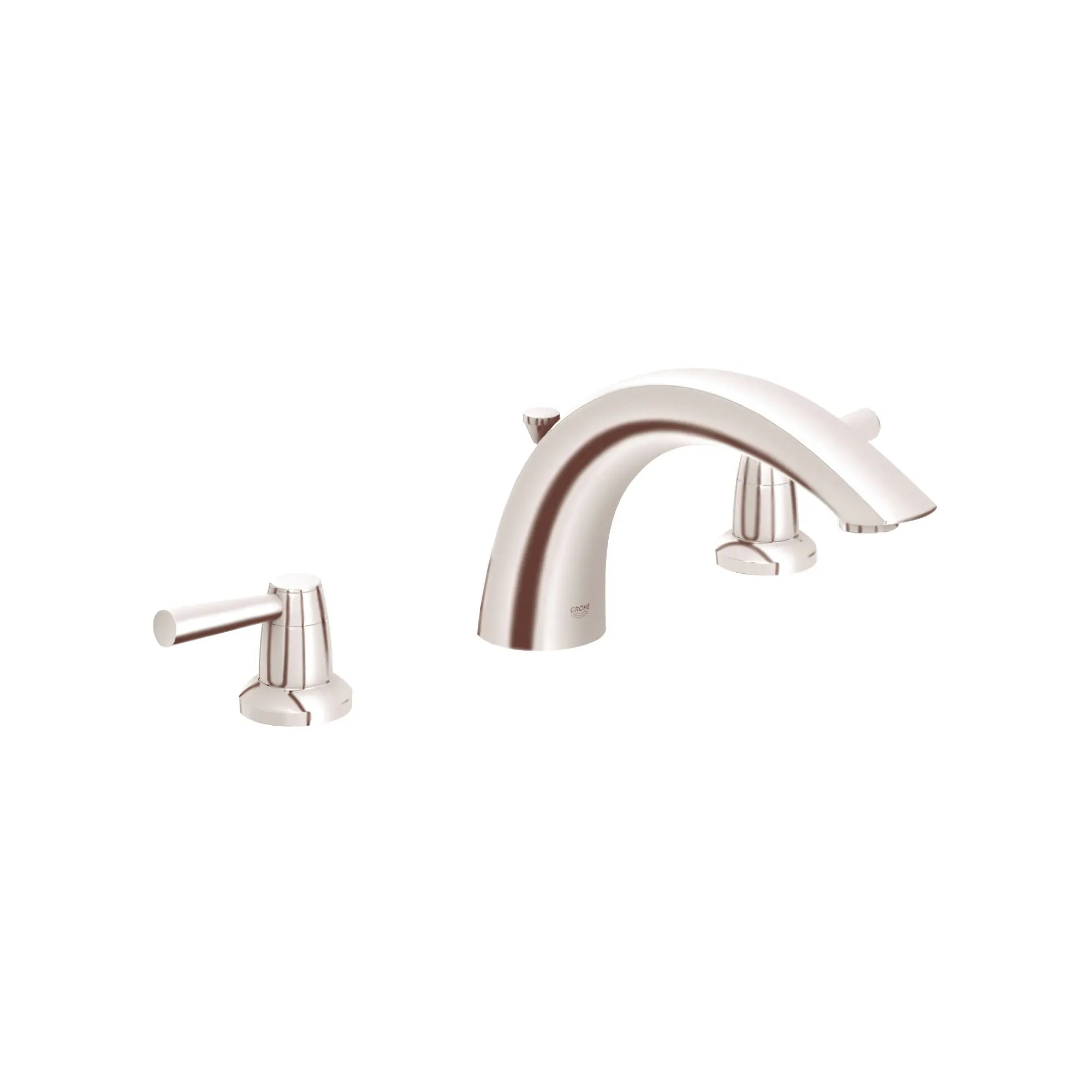3-Hole 2-Handle Deck Mount Roman Tub Faucet // BRUSHED NICKEL INFINITYFINISH // 164679_25071EN0-Arden-Roman-Tub-Filler-in-Brushed-Nickel-Silo-1_0_CDNwebp.webp