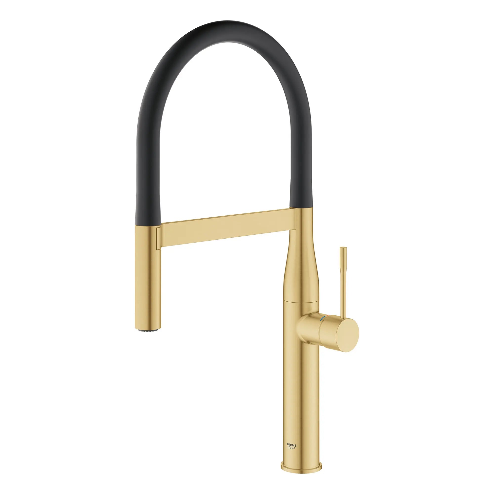 Essence Single-Handle Semi-Pro Dual Spray Kitchen Faucet 1.75 GPM (6.6 L/min) // BRUSHED COOL SUNRISE // 164693_30295GN0_1_0_CDNwebp.webp