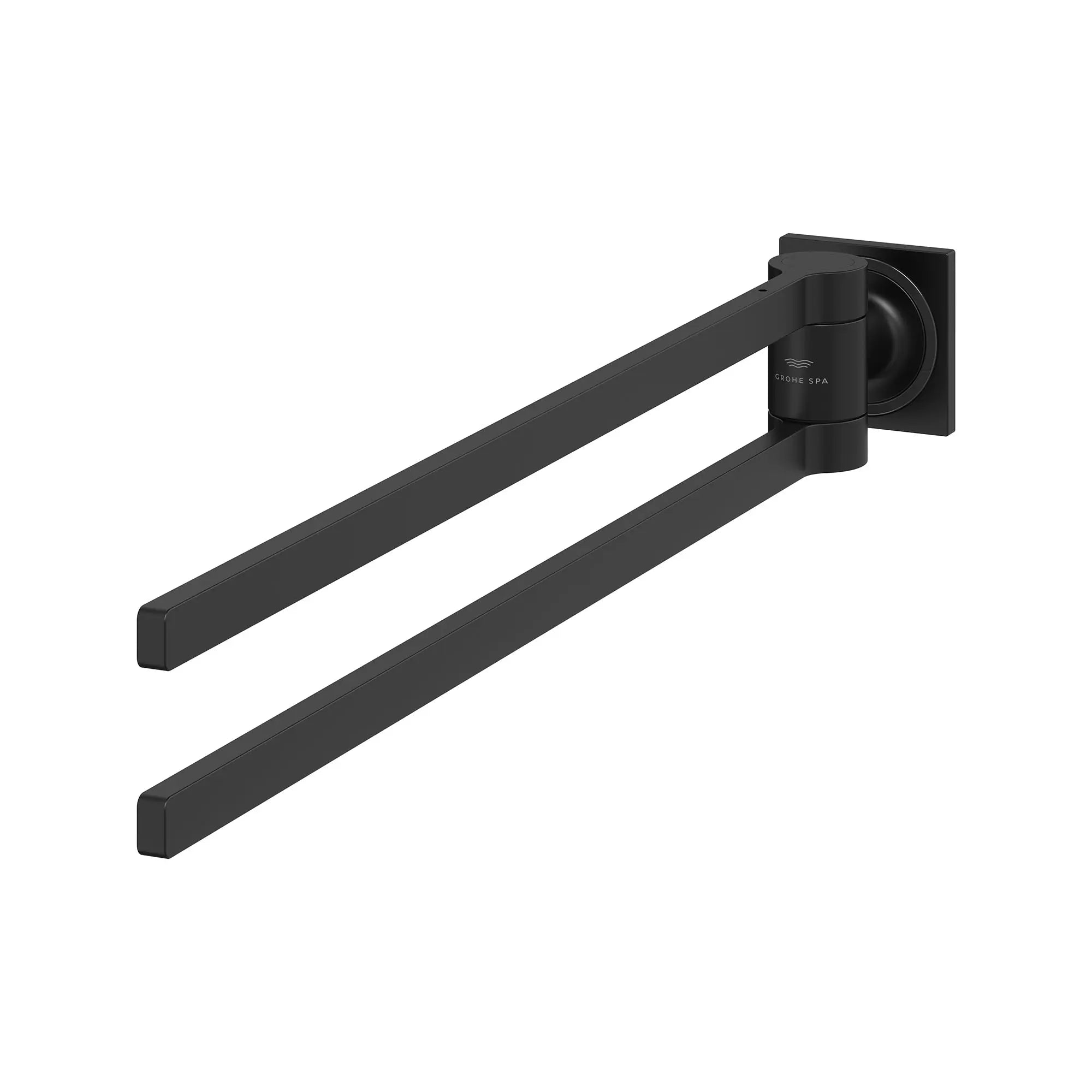 Allure 24" Double Towel Bar // MATTE BLACK // 164851_Allure_SiloLeft_403422431_0001_Mar2023_0_CDNwebp_71fca150-30f9-4f5f-8a82-24293a66ffef.webp