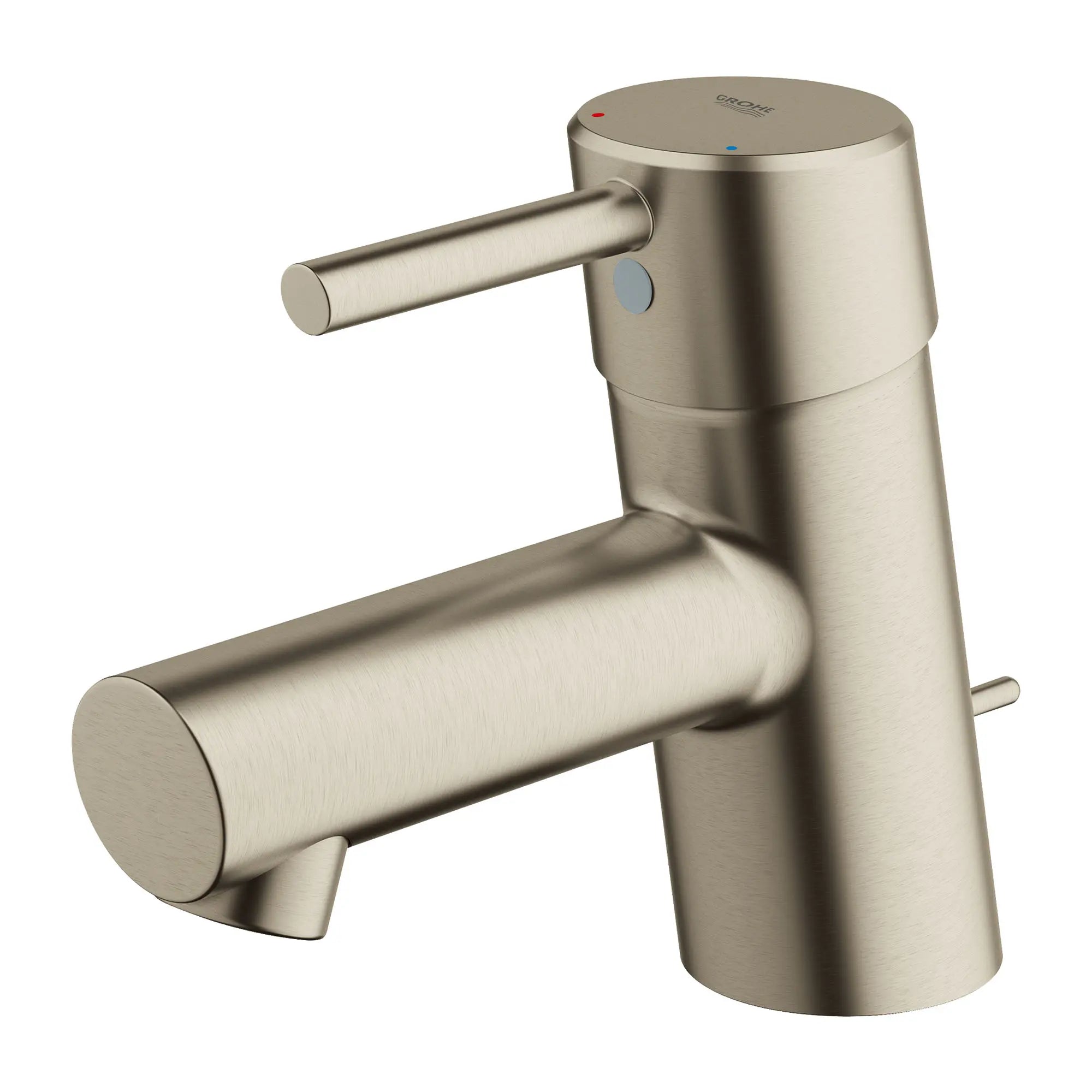 Single Hole Single-Handle XS-Size Bathroom Faucet, 1.2 GPM (4.5 L/min) // BRUSHED NICKEL INFINITYFINISH // 164916_34702EN1_1_0_CDNwebp.webp