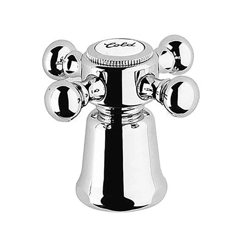 Arabesque Cross Handles - Satin Nickel