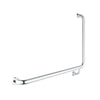 [40797001] 38" x 24" L Shaped Grab Bar - GROHE StarLight Chrome