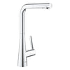 [33893002] GROHE Zedra Single-Handle Pull-Out Kitchen Faucet Dual Spray 1.75 GPM (6.6 L/min) - GROHE StarLight Chrome