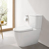 [39676000] Two-piece Right height Elongated Toilet with seat, Right-Hand Trip Lever - Alpine White