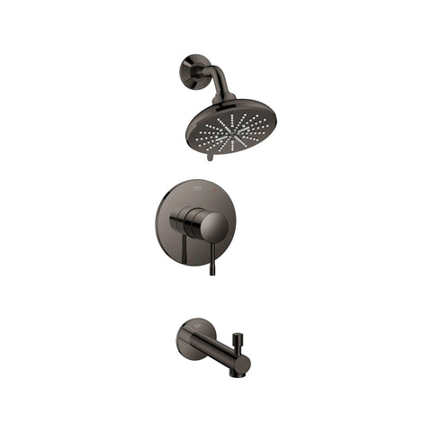 Essence Pressure Balance Valve Tub/Shower Trim Kit - Hard Graphite