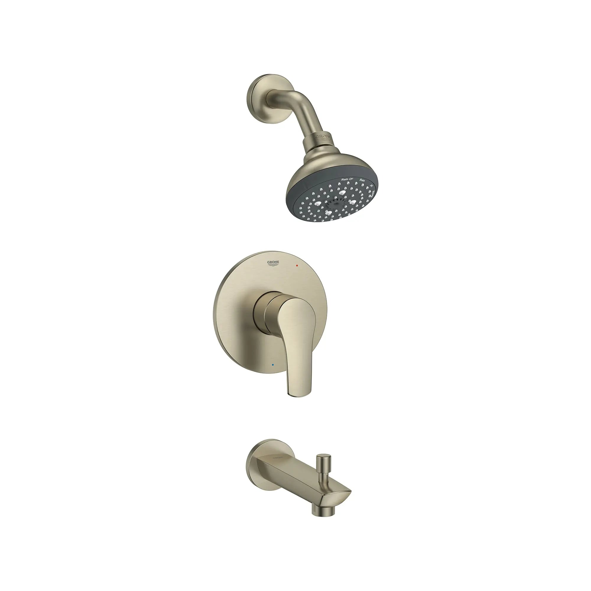 Eurosmart Pressure Balance Valve Tub/Shower Trim Kit // BRUSHED NICKEL INFINITYFINISH // 165841_Tempesta_SiloRight_102497EN00_0001_August2023_1_CDNwebp_676f6d58-6abe-415e-9d6c-390f9f68b940.webp