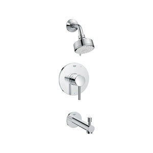 [1024980000] Concetto Pressure Balance Valve Tub/Shower Trim Kit - GROHE StarLight Chrome