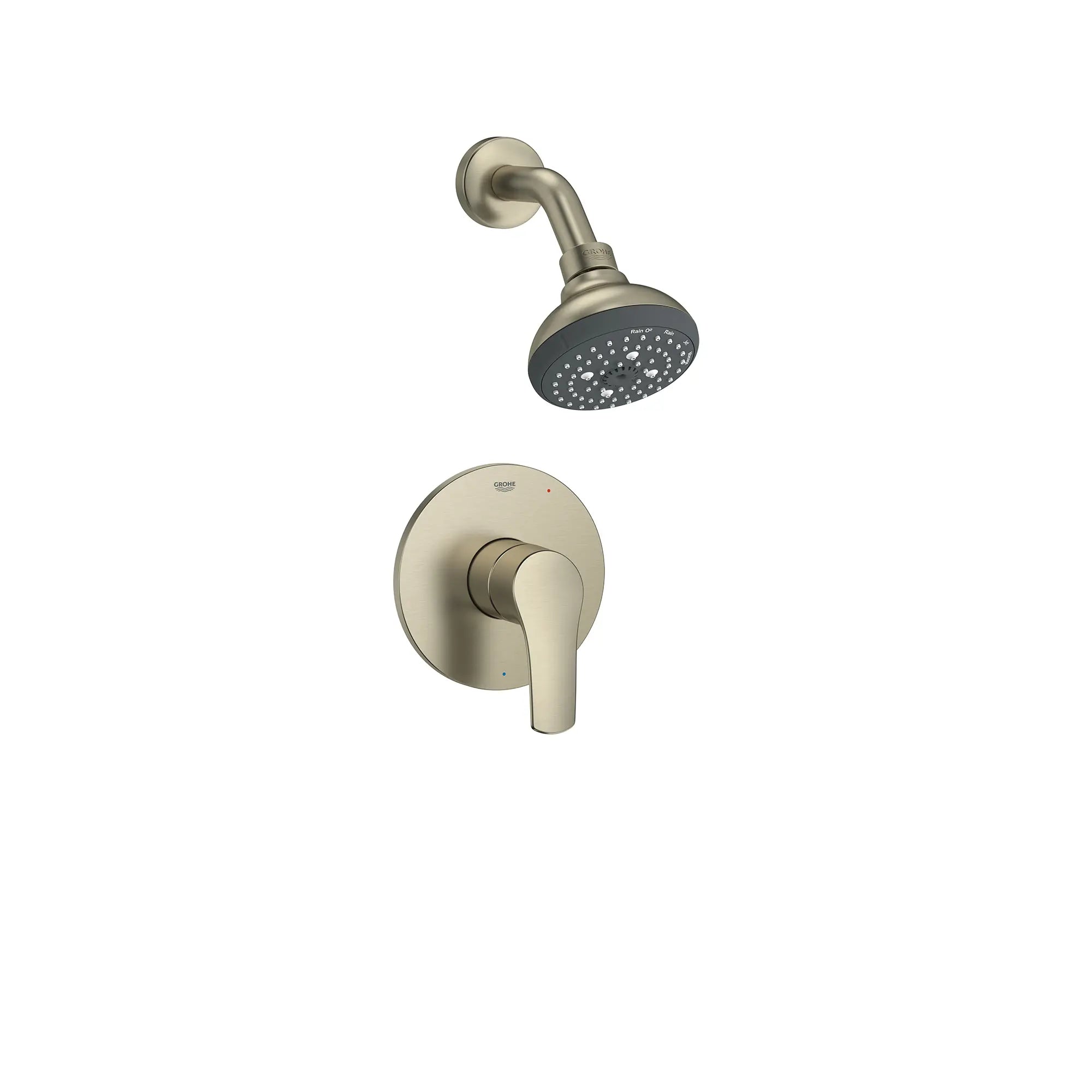 Eurosmart Pressure Balance Valve Shower Trim Kit // BRUSHED NICKEL INFINITYFINISH // 165850_Tempesta_SiloRight_102521EN00_0001_August2023_1_CDNwebp.webp