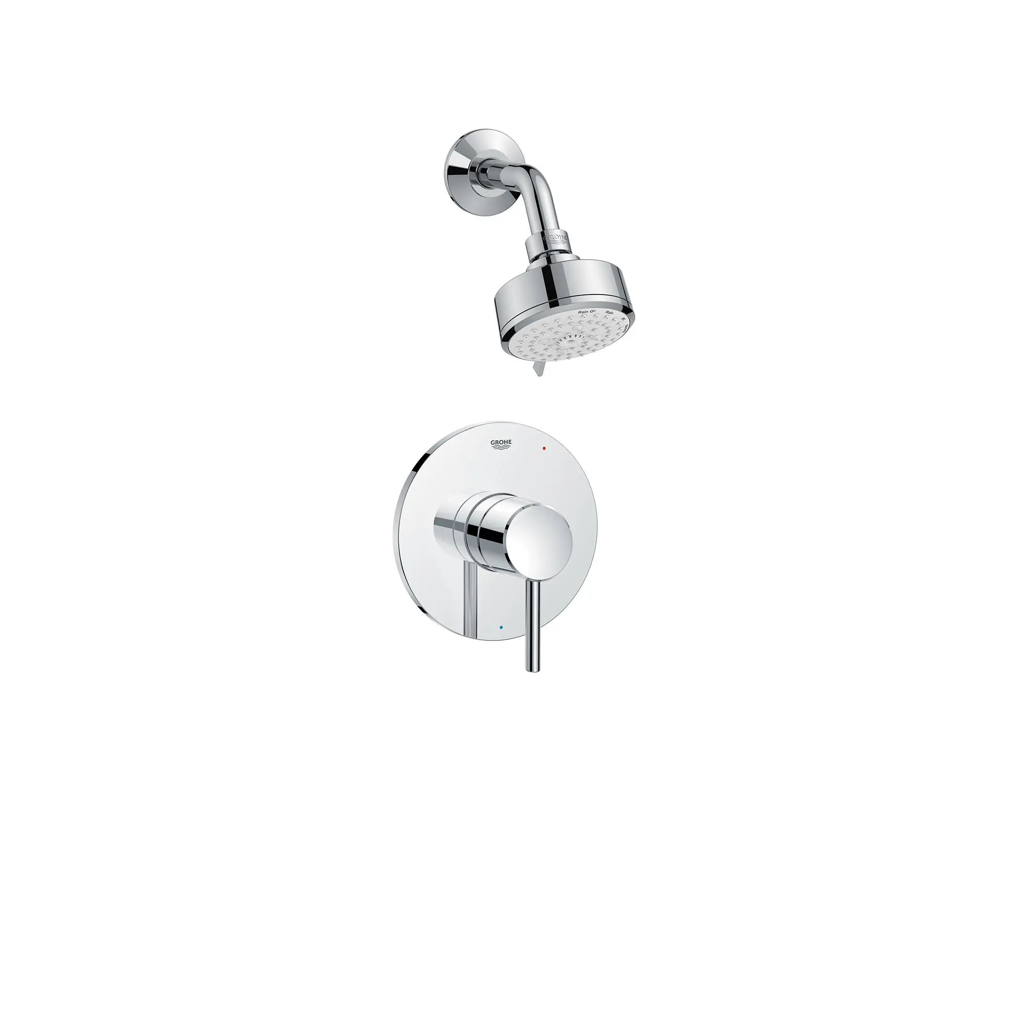 Concetto Pressure Balance Valve Shower Trim Kit // GROHE STARLIGHT CHROME // 165857_Tempesta_SiloRight_1024950000_0001_August2023_0_CDNwebp.webp