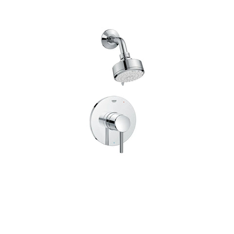 Concetto Pressure Balance Valve Shower Trim Kit - GROHE StarLight Chrome