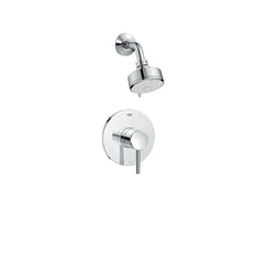 [1024950000] Concetto Pressure Balance Valve Shower Trim Kit - GROHE StarLight Chrome