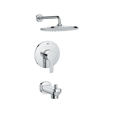 Lineare Pressure Balance Valve Tub/Shower Trim Kit - GROHE StarLight Chrome