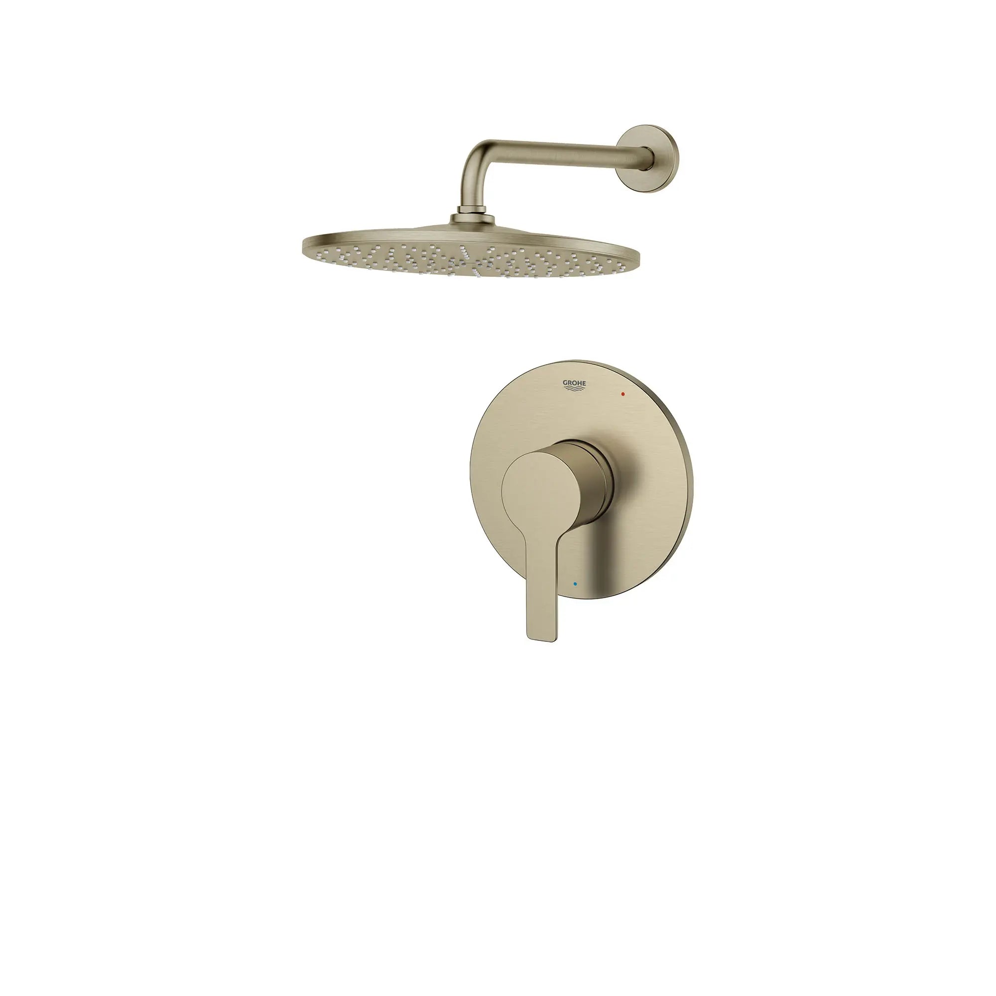 Lineare Pressure Balance Valve Shower Trim Kit // BRUSHED NICKEL INFINITYFINISH // 166090_Lineare_SiloLeft_102519EN00_0001_August2023_0_CDNwebp.webp