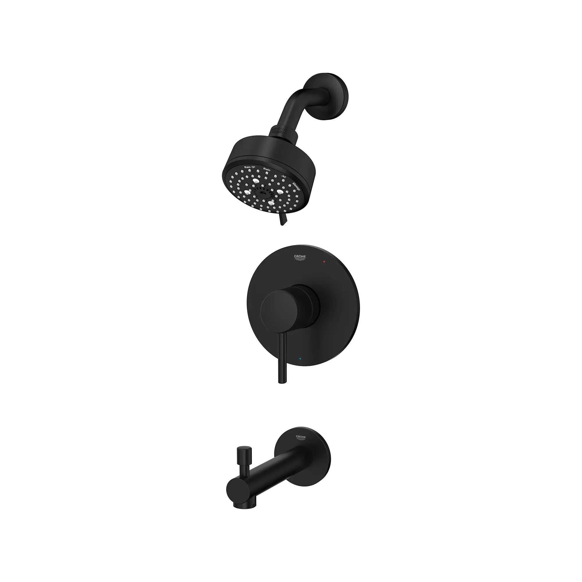 Concetto Pressure Balance Valve Tub/Shower Trim Kit // MATTE BLACK // 166097_Concetto_SiloLeft_1024982430_0001_August2023_1_CDNwebp.webp