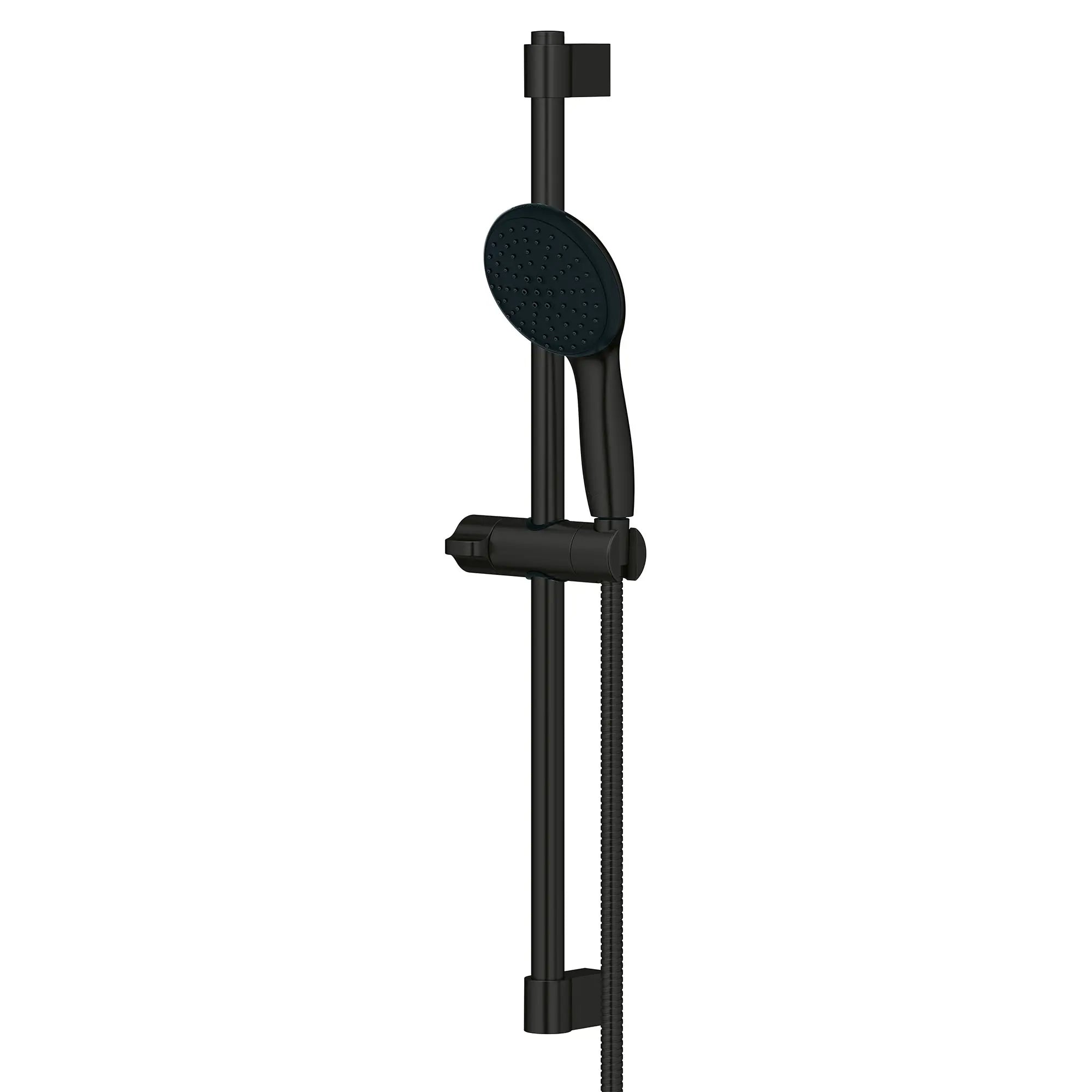 Tempesta Round 110 24" Shower Rail Set, 2-Spray, 1.5 GPM (5.7 L/min) // MATTE BLACK // 166118_Tempesta_SiloLeft_260772432_0001_Aug2023_0_CDNwebp.webp