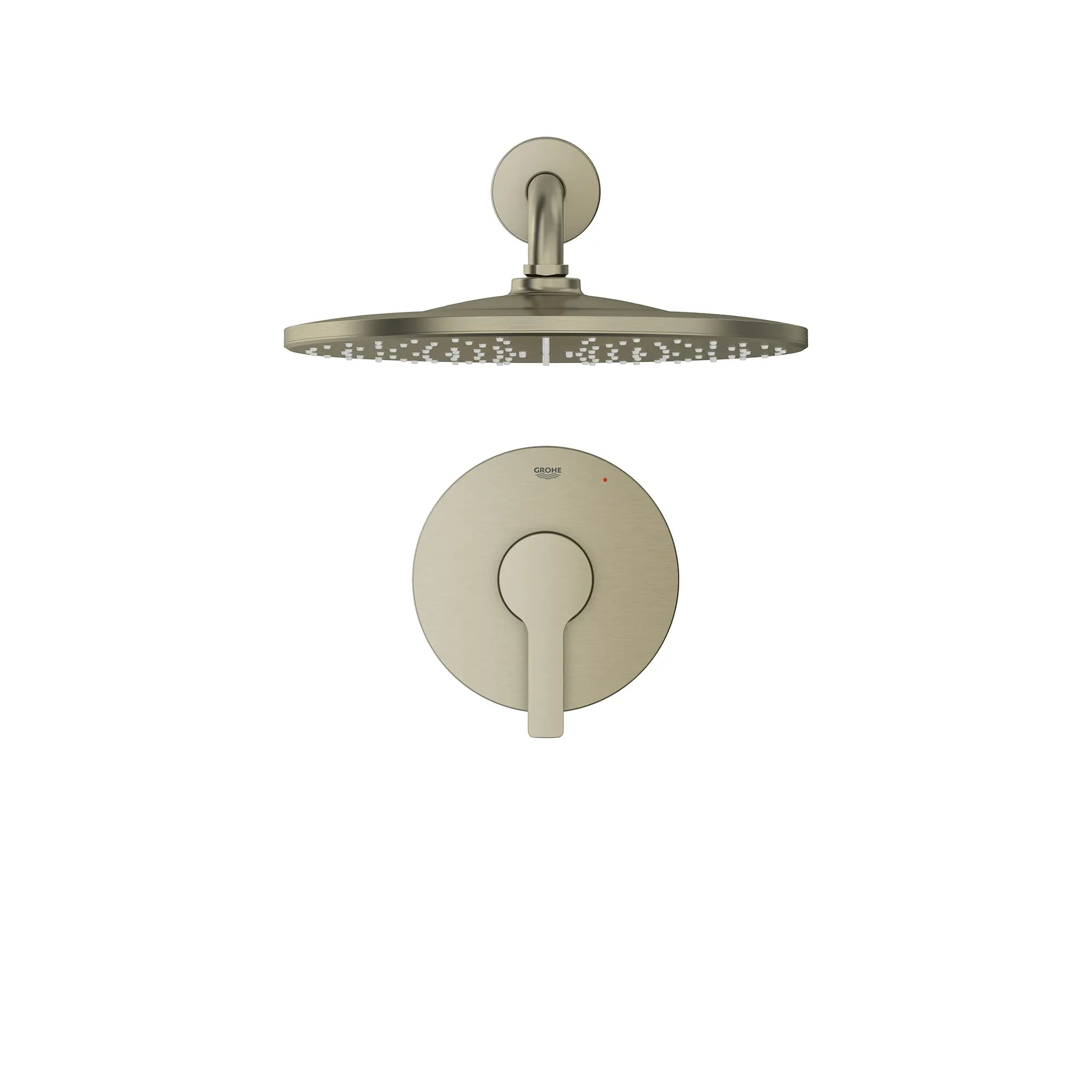 Lineare Pressure Balance Valve Shower Trim Kit // BRUSHED NICKEL INFINITYFINISH // 166227_Lineare_SiloFront_102519EN00_0001_August2023_0_CDNwebp.webp