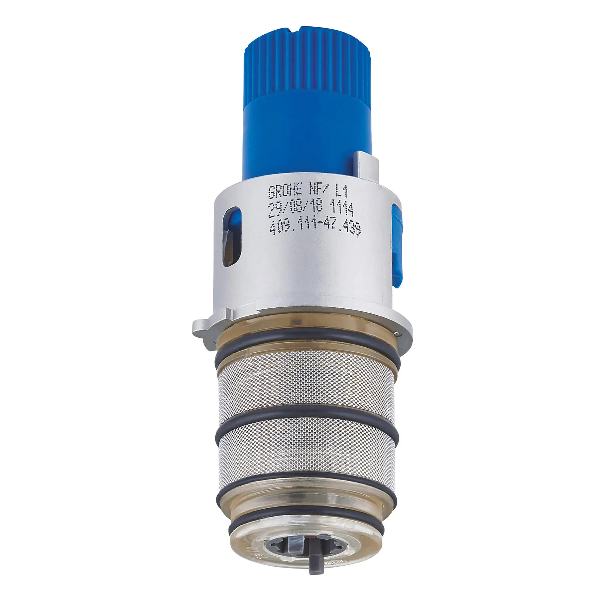 1/2" Thermostatic Compact Cartridge // GROHE STARLIGHT CHROME // 17185_47439000-12-inch-thermostatic-compact-cartridge_0_CDNwebp.webp