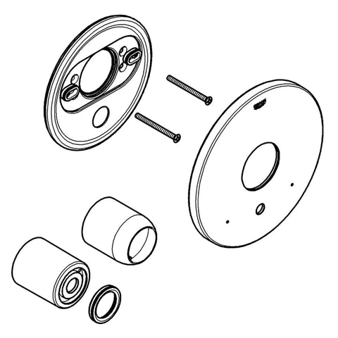 Escutcheon - GROHE StarLight Chrome