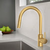 [32665GN3] Concetto Single-Handle Pull-Down Kitchen Faucet Dual Spray 1.75 GPM (6.6 L/min) - Brushed Cool Sunrise