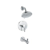 [1024960000] Essence Pressure Balance Valve Tub/Shower Trim Kit - GROHE StarLight Chrome