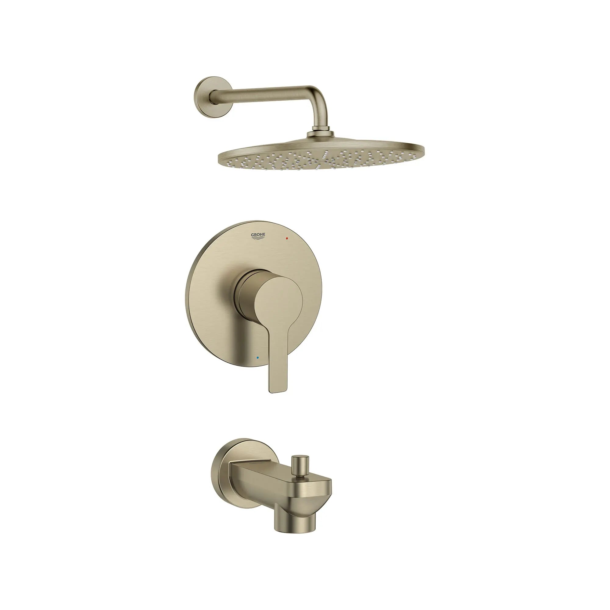 Lineare Pressure Balance Valve Tub/Shower Trim Kit // BRUSHED NICKEL INFINITYFINISH // 185781_Lineare_SiloRight_102524EN0_0001_Sept2023_0_CDNwebp.webp