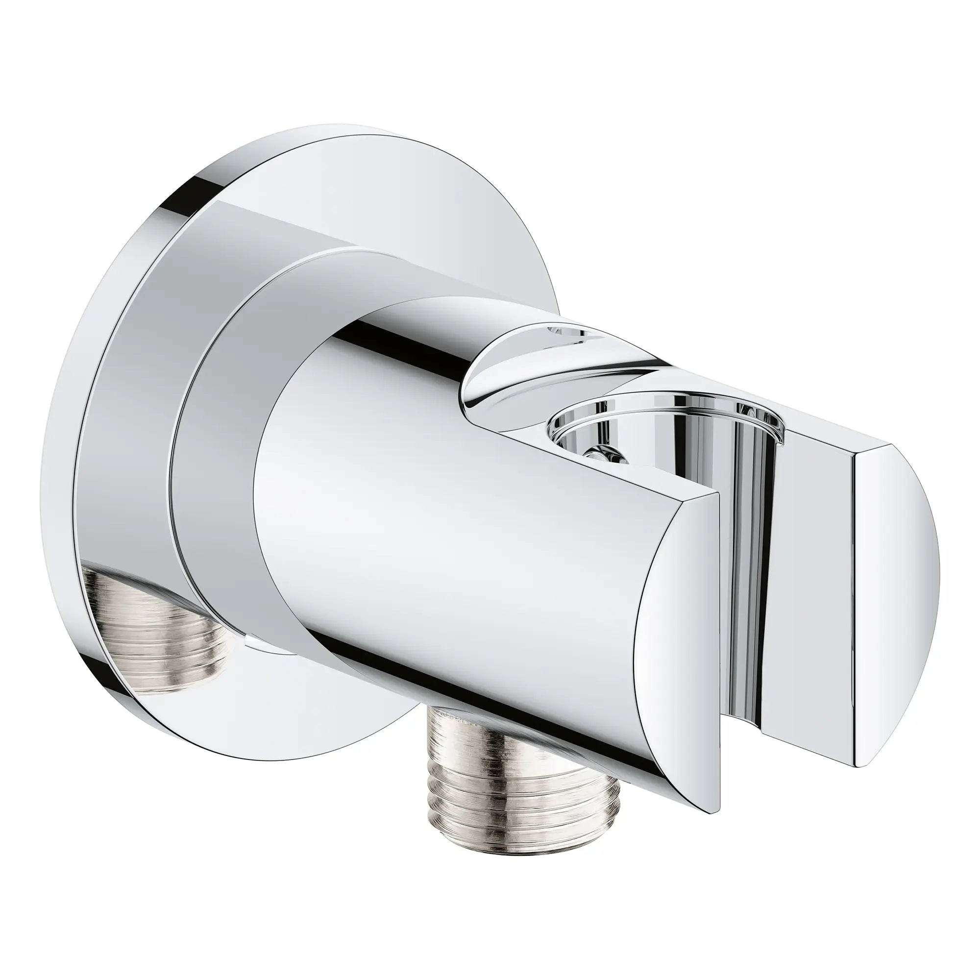 Tempesta Wall Union with Hand Shower Holder // GROHE STARLIGHT CHROME // 187997_Tempesta_SiloRight_28629001_0001_Aug2023_0_CDNwebp.webp