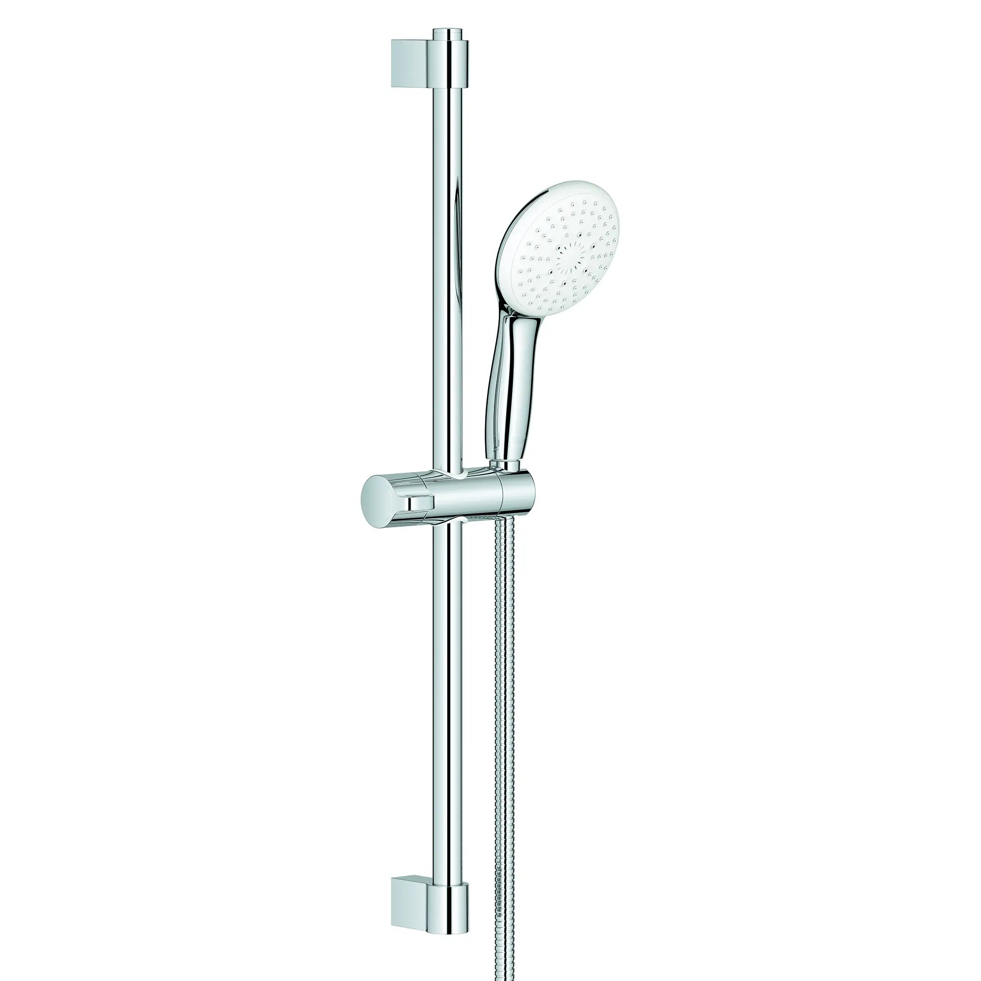 Tempesta Round 110 24" Shower Rail Set, 3-Spray, 1.75 GPM (6.6 L/min) // GROHE STARLIGHT CHROME // 188053_Tempesta_SiloRight_26761002_0001_Jul2023_0_CDNwebp.webp