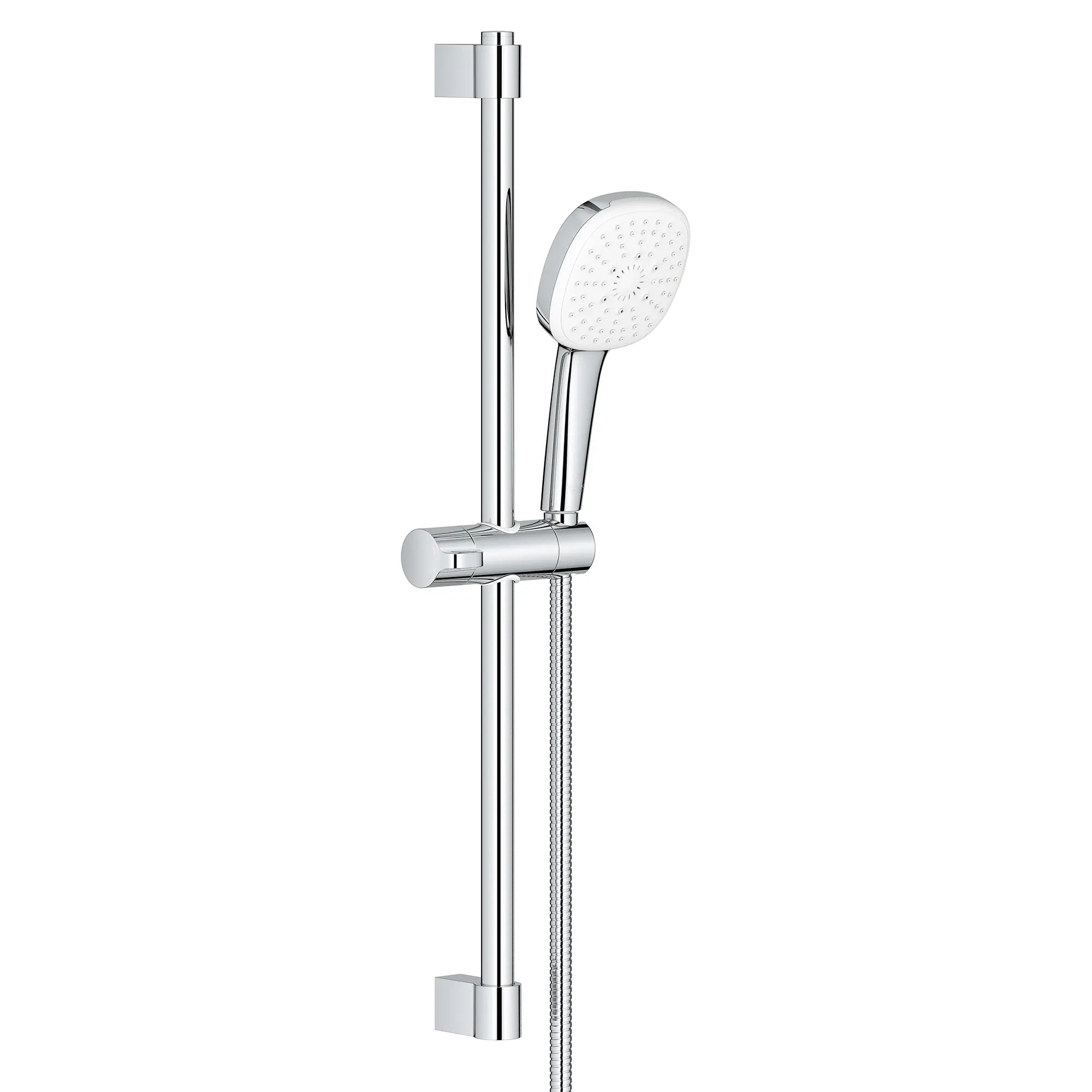 Tempesta Square 110 24" Shower Rail Set, 3-Spray, 1.75 GPM (6.6 L/min) // GROHE STARLIGHT CHROME // 188055_TempestaCube_SiloRight_26906002_0001_Aug2023_0_CDNwebp.webp