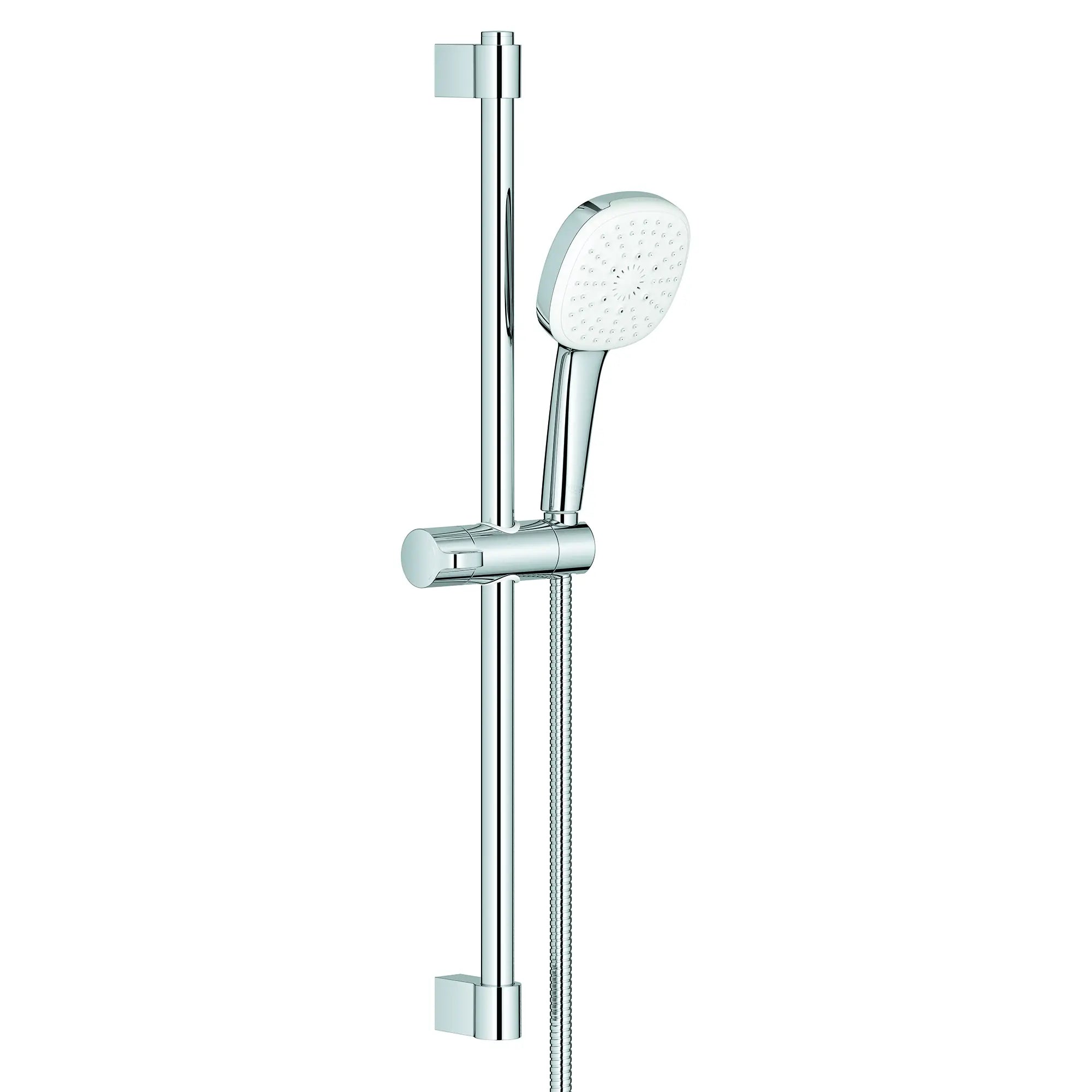 Tempesta Square 110 24" Shower Rail Set, 3-Spray, 1.75 GPM (6.6 L/min) // GROHE STARLIGHT CHROME // 188056_Tempesta_SiloRight_26906002_0001_Jul2023_0_CDNwebp.webp