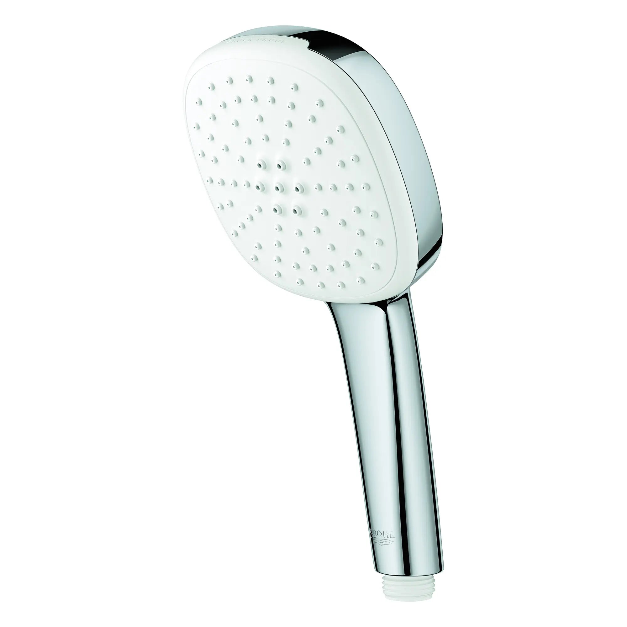 Tempesta 110 Square 2-Spray Hand Shower, 1.5 GPM (5.7 L/min) // GROHE STARLIGHT CHROME // 188100_Tempesta_SiloLeft_26776002_0001_Jul2023_0_CDNwebp.webp