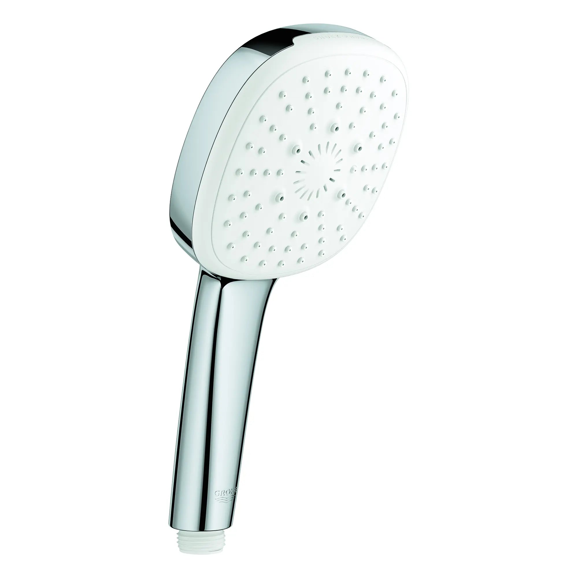 Tempesta 110 Square 3-Spray Hand Shower, 1.75 GPM (6.6 L/min) // GROHE STARLIGHT CHROME // 188130_Tempesta_SiloRight_26903002_0001_Jul2023_0_CDNwebp.webp
