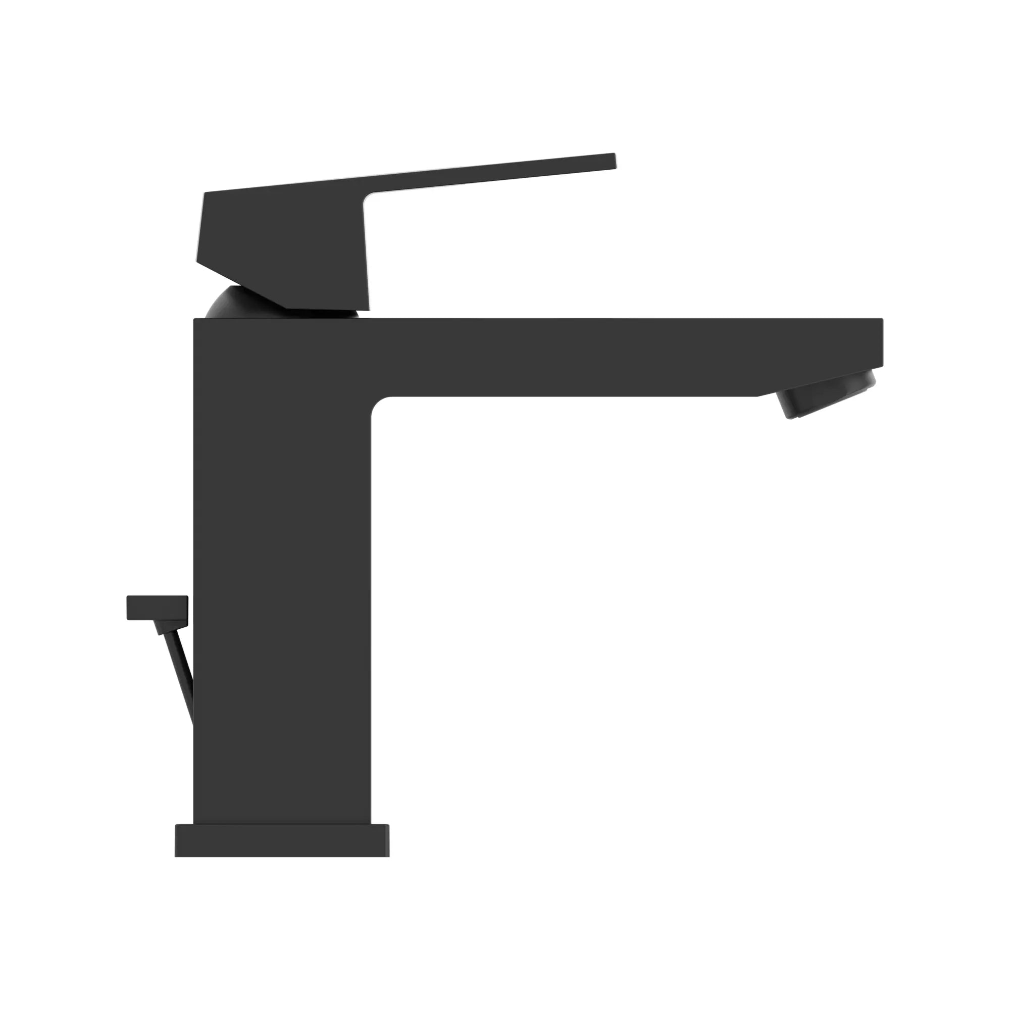 Single Hole Single-Handle M-Size Bathroom Faucet, 1.2 GPM (4.5 L/min) // MATTE BLACK // 191749_Eurocube_SiloSide_236702430_0005_Apr2023_0_CDNwebp.webp